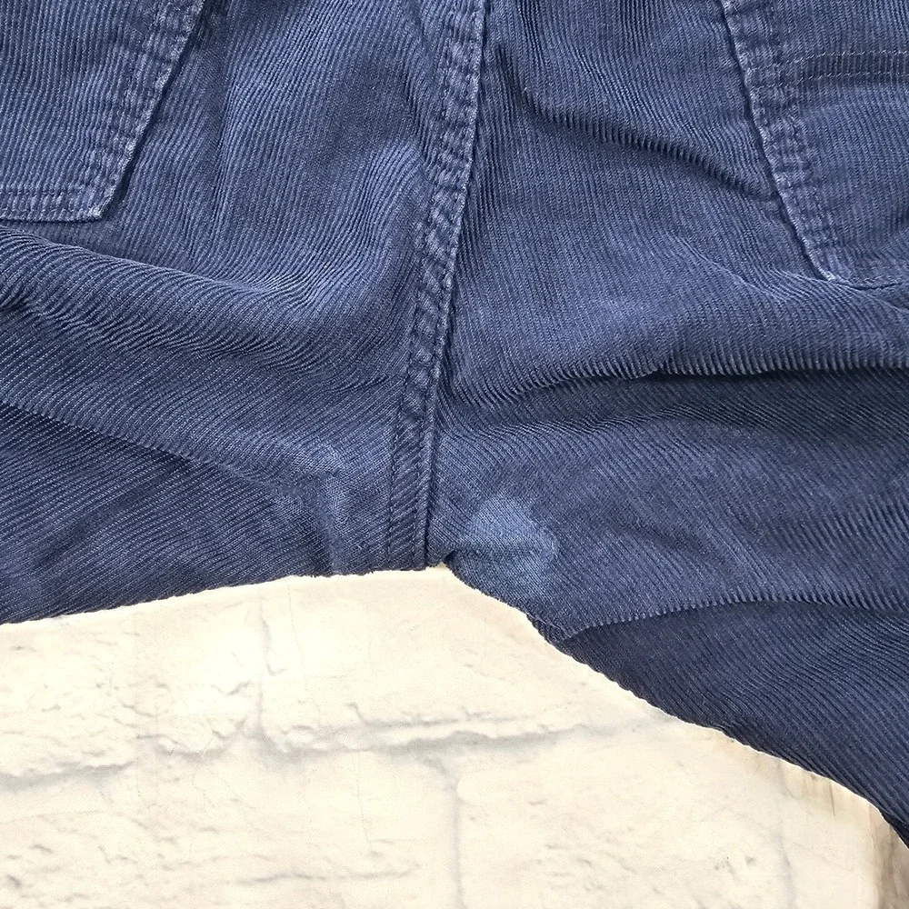 Levis 514 Corduroy Pants MENS 36x32 Navy Blue Straight Leg 5-Pocket Stretch